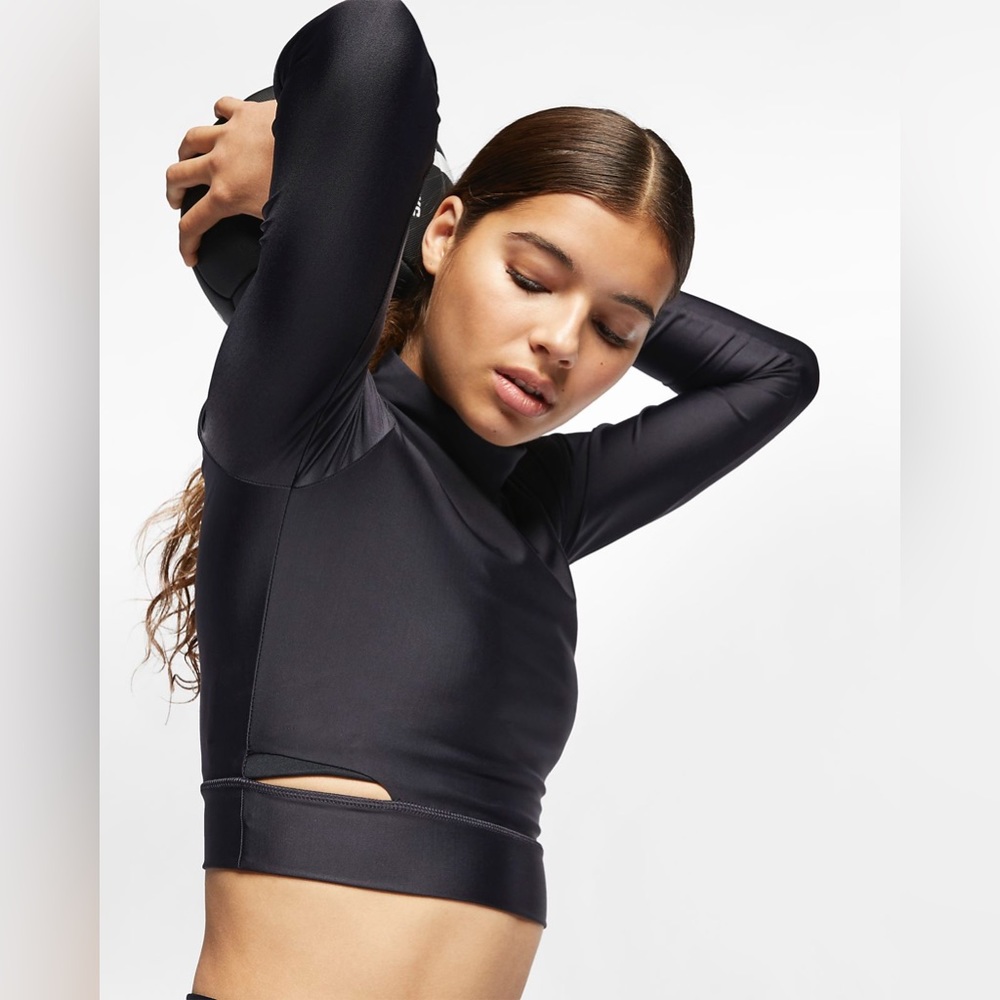 New Nike Tech Pack long sleeve cut out crop top XXL TALL